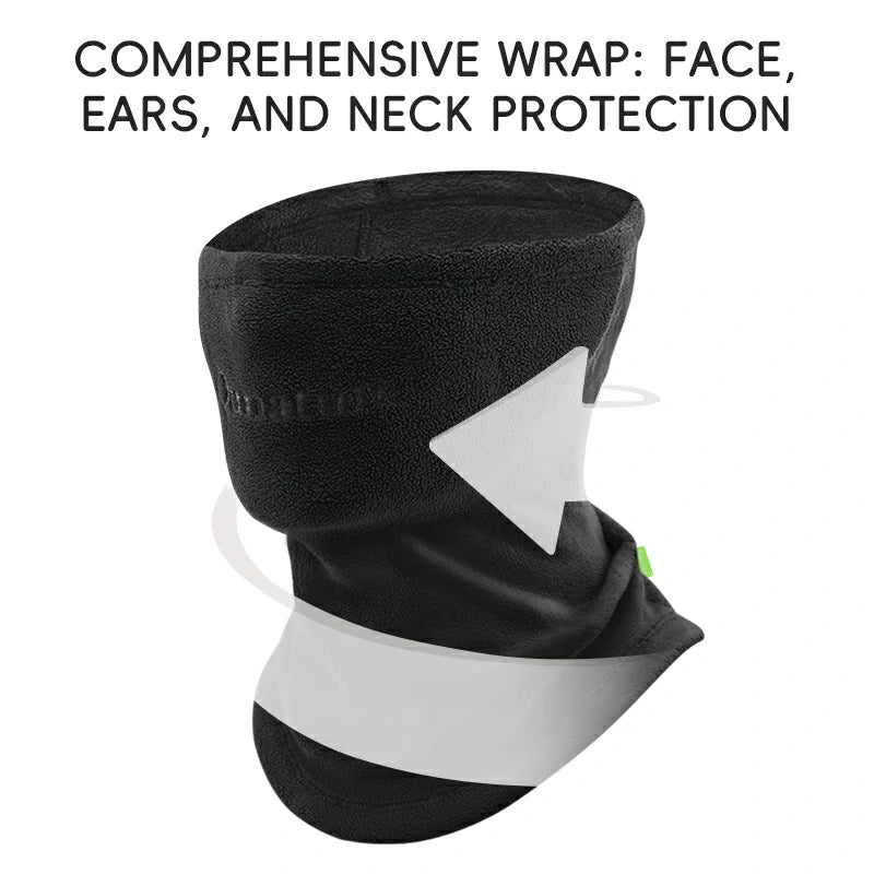 Qunature Double Fleece Warmth Face Neck Integrated Ultra-Comfort