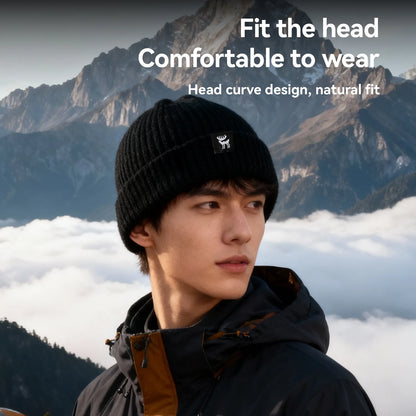 Warm Full-Ear Knitted Beanie