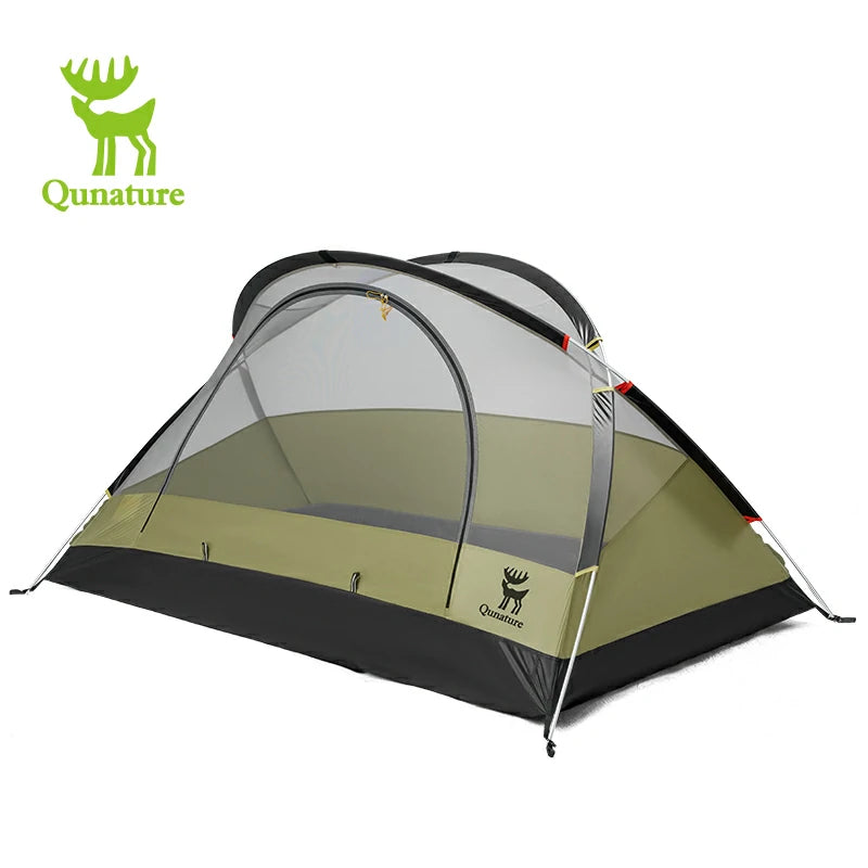 Qunature Rainproof Tent Lightweight Aluminum Rods Easy Setup for Camping