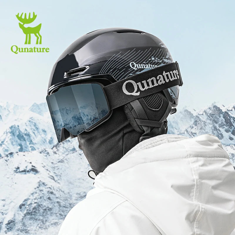 Qunature Ski Helmet with Adjustable Ventilation and Detachable Liner for Winter Sports