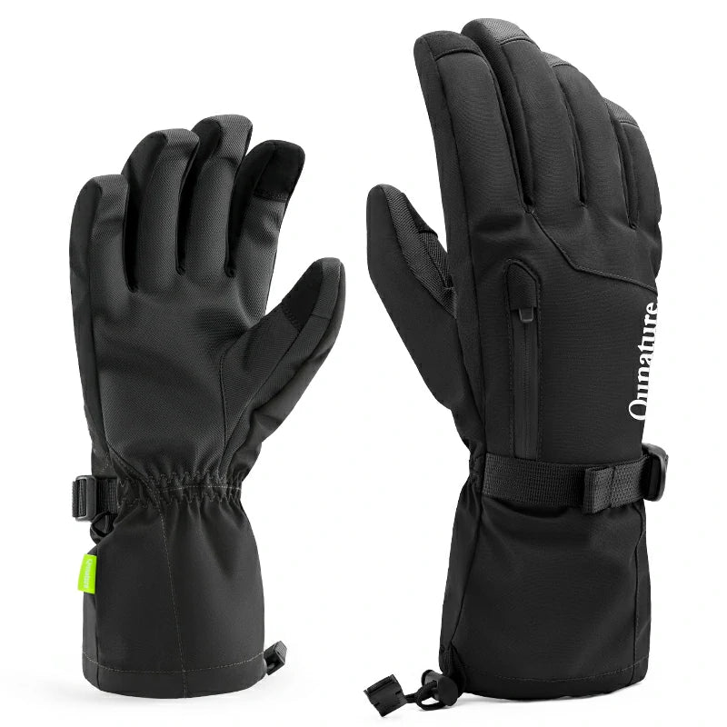 Qunature Ski Gloves | Multi-Fabric, Touchscreen, Warmth Lock