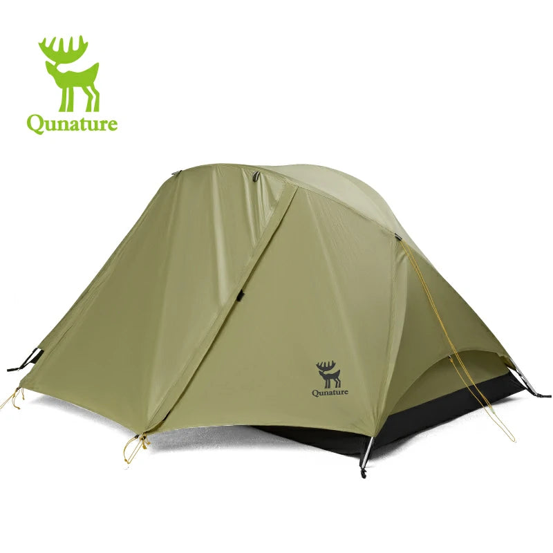 Qunature Rainproof Tent Lightweight Aluminum Rods Easy Setup for Camping