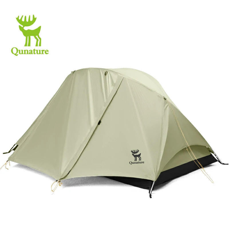 Qunature Rainproof Tent Lightweight Aluminum Rods Easy Setup for Camping