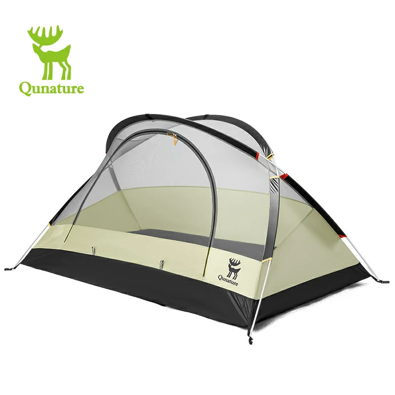 Qunature Rainproof Tent Lightweight Aluminum Rods Easy Setup for Camping