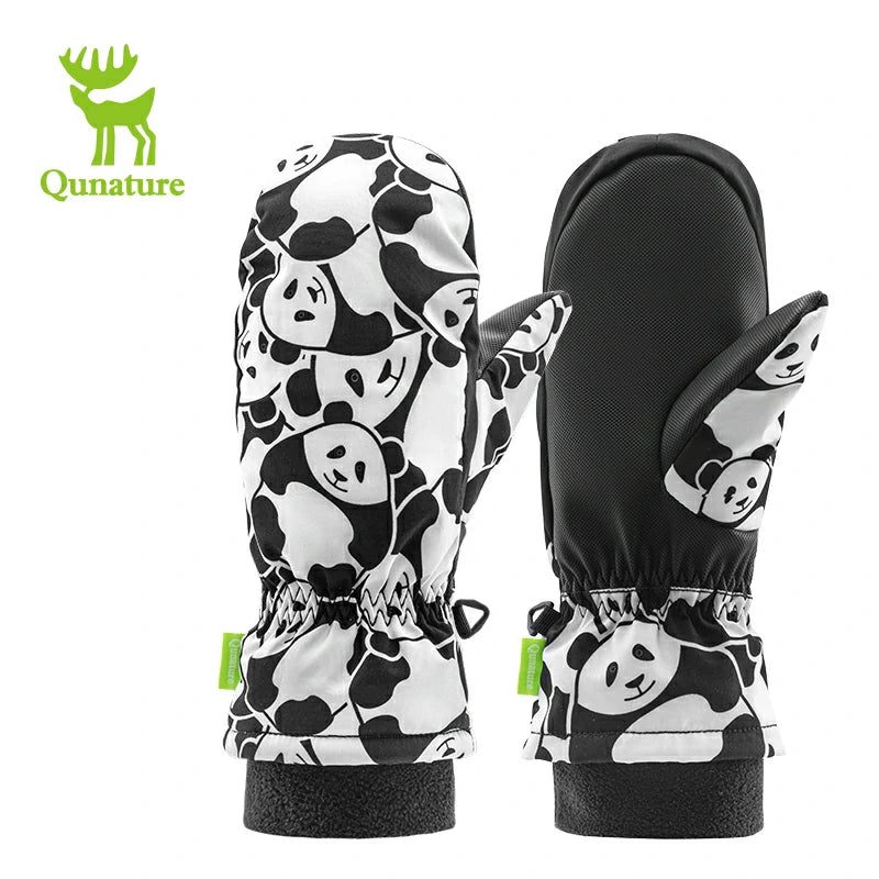 Qunature Children's Warm Ski Gloves Windproof Waterproof Insulated