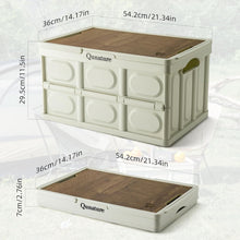 Qunatur Collapsible Storage Bin with Lid and Handle