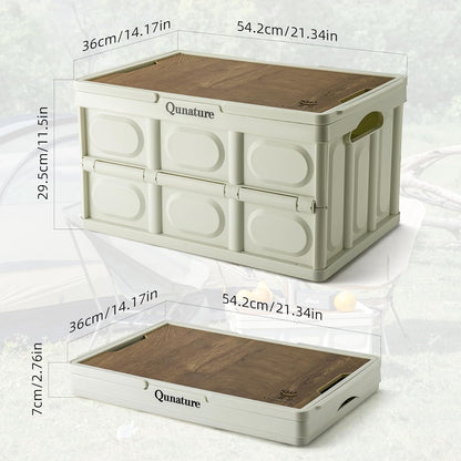 Qunatur Collapsible Storage Bin with Lid and Handle