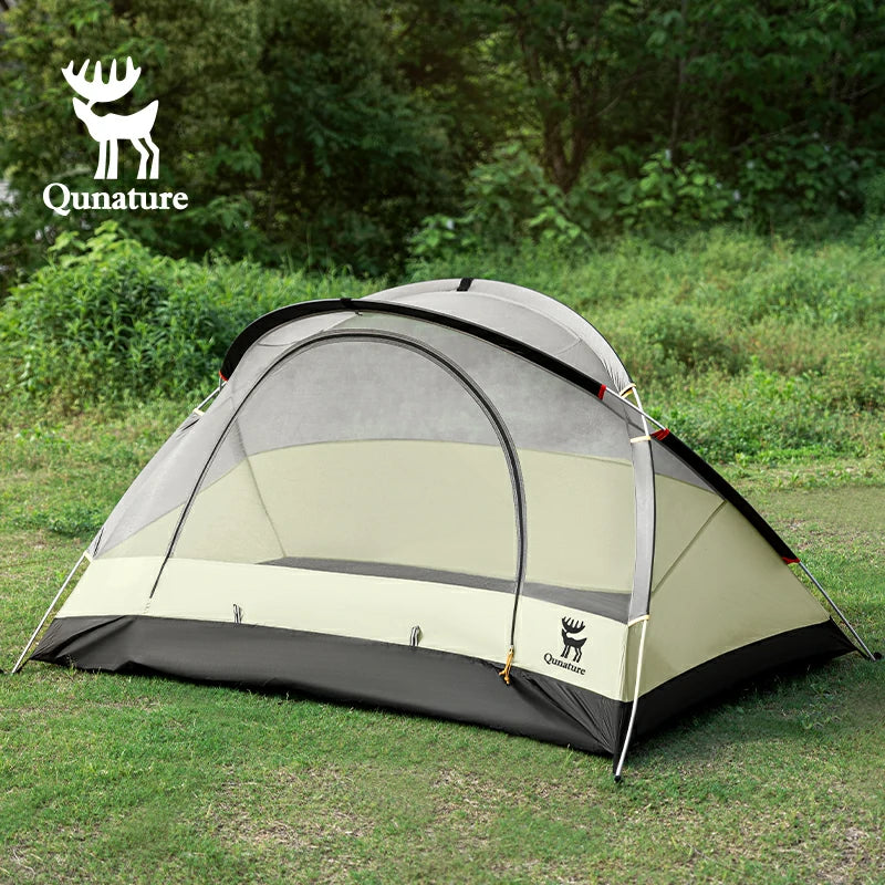 Qunature Rainproof Tent Lightweight Aluminum Rods Easy Setup for Camping