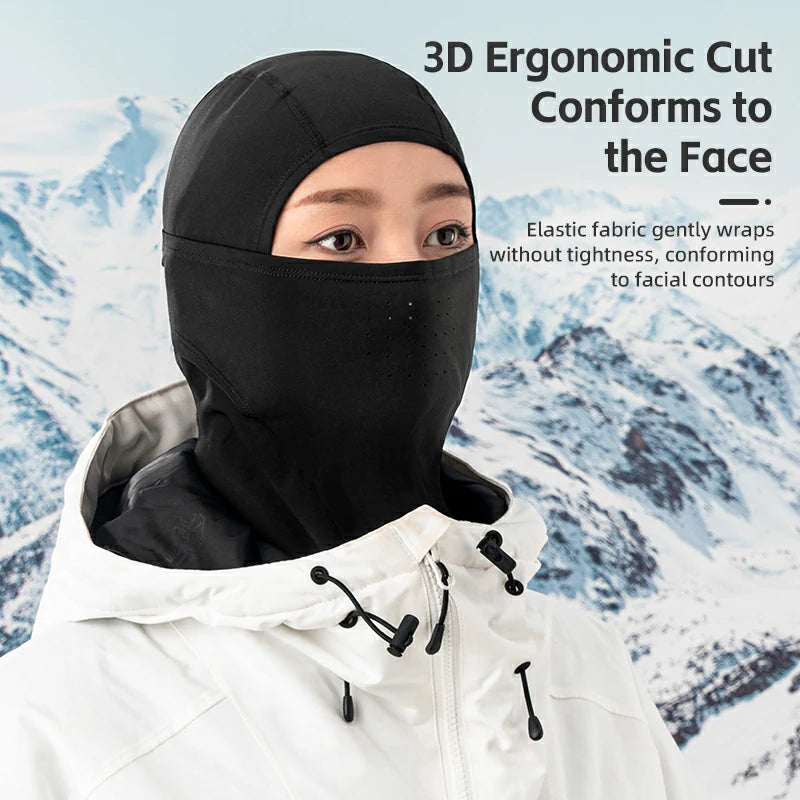 Qunature Lycra Ski Headgear | Thermal Mask for Cold-Weather Sports