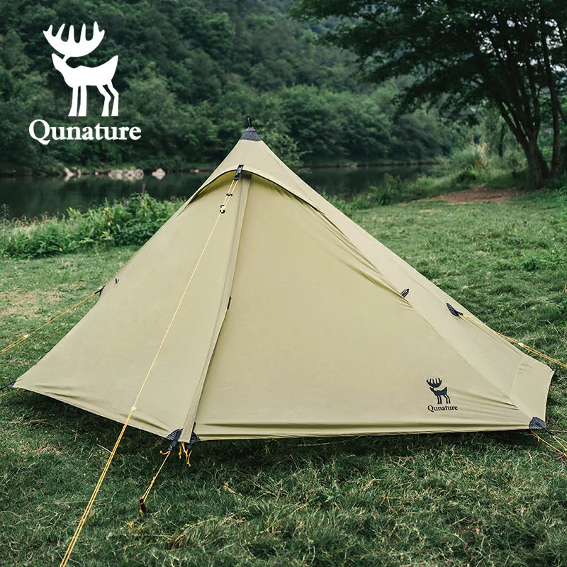 Qunature Ultralight Tent Rodless Rainproof Easy Setup for Outdoor Camping