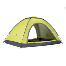 Green camping tent 