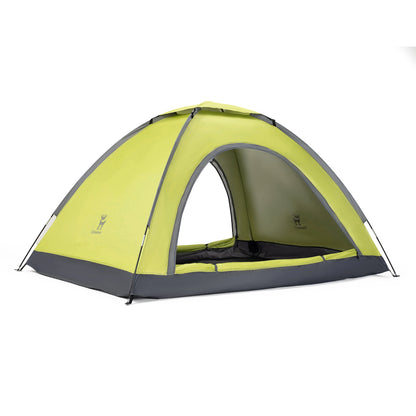 Green camping tent 