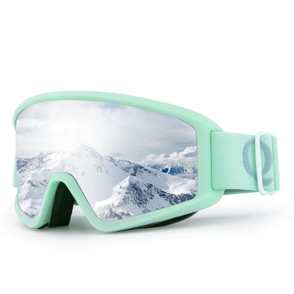 Anti-Fog Cylindrical Ski Goggles Double-Layer Lenses UV400 Protection