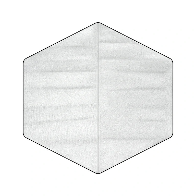 A double-sided aluminum picnic tent mat, waterproof and designed for camping use.