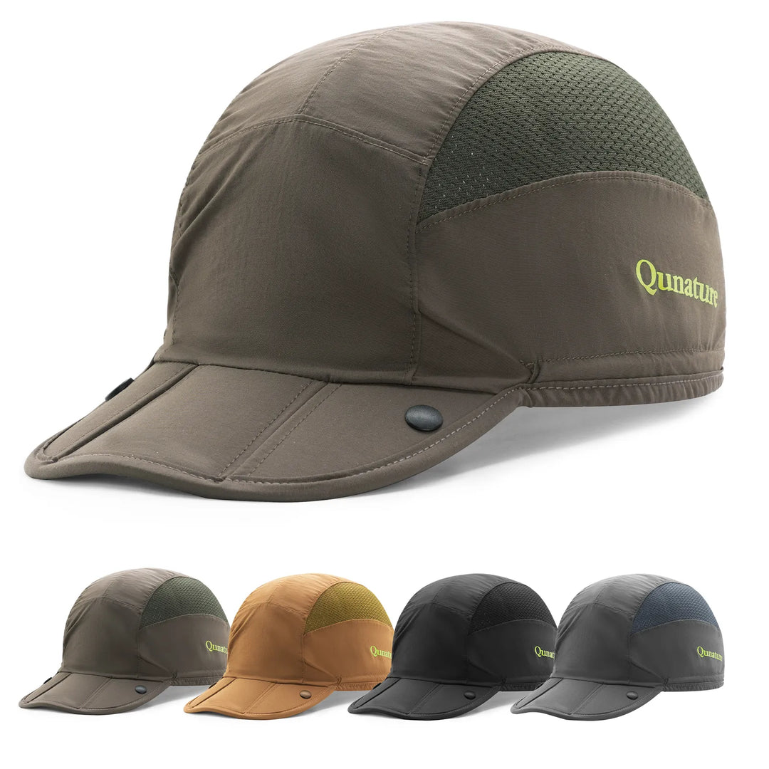 bike helmet cap foldable Foldable Hiking & Cycling Hat, Breathable Helmet Liner with Sun Visor