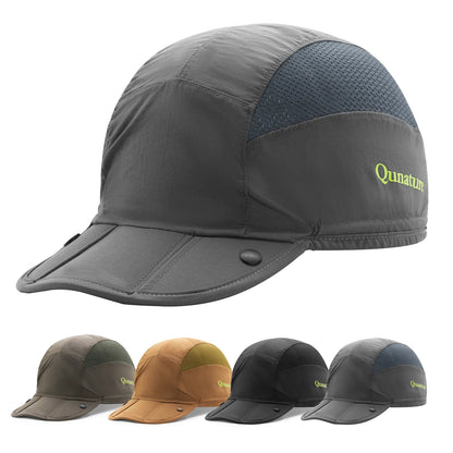 Foldable Hiking & Cycling Hat, Breathable Helmet Liner with Sun Visor
