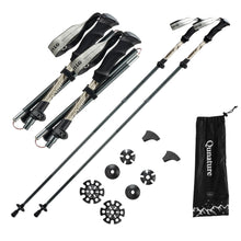 Foldable Lightweight Aluminum Trekking Pole with Adjustable Height and Grip