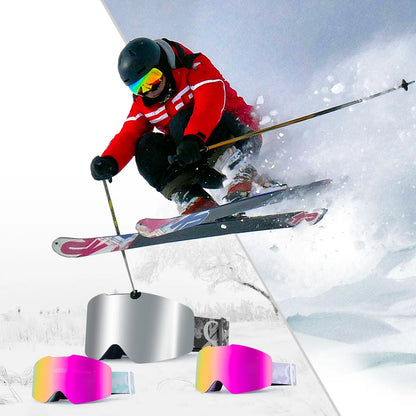 Collage of winter sports activities with people wearing Qunature socks.