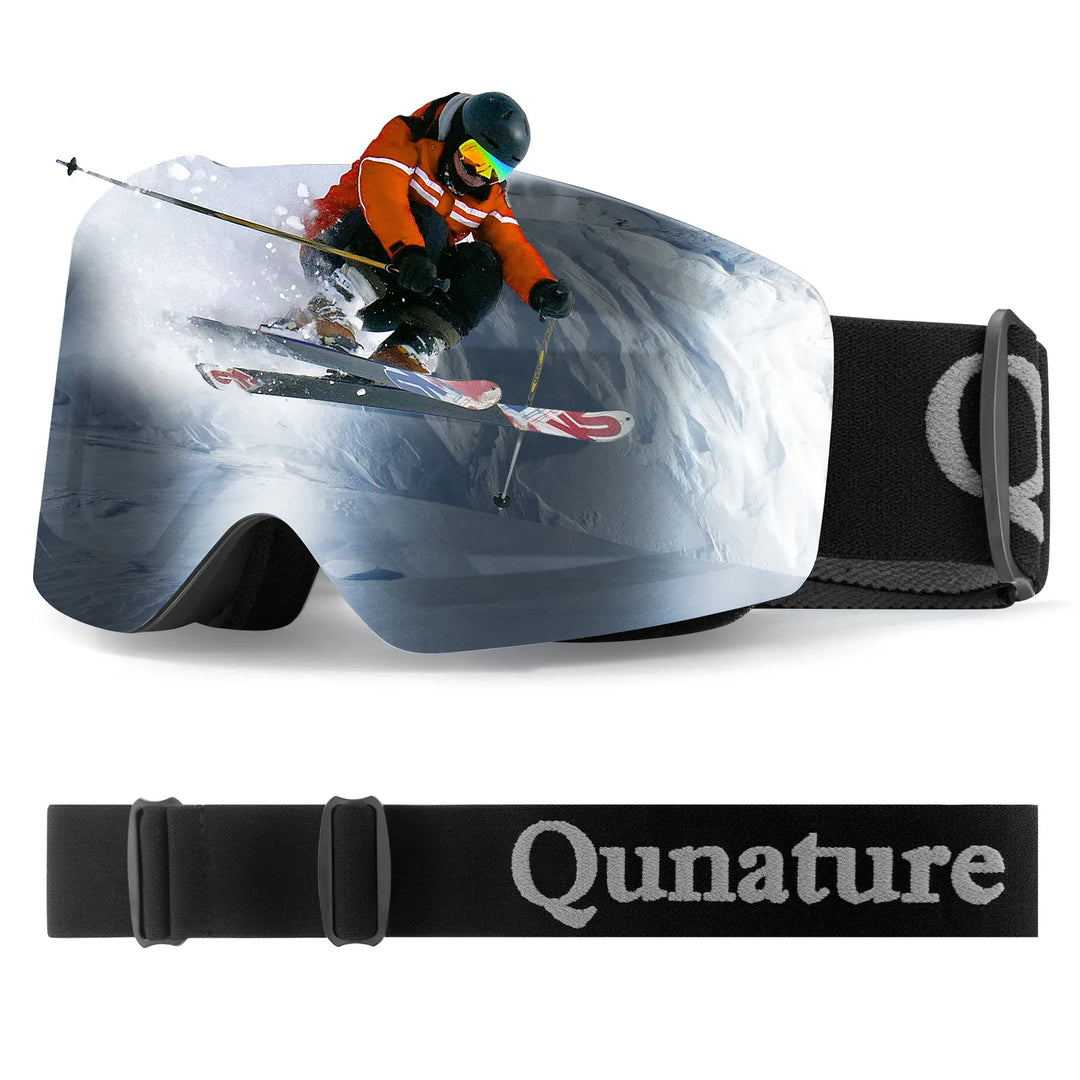 Frameless Anti-fog Ski Goggles with UV400 Protection