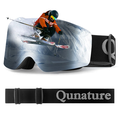 Frameless Anti-fog Ski Goggles with UV400 Protection