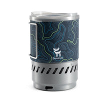 A black integrated heat collection stove system