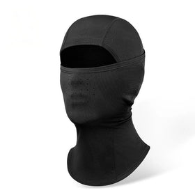 Black balaclava on a white background
