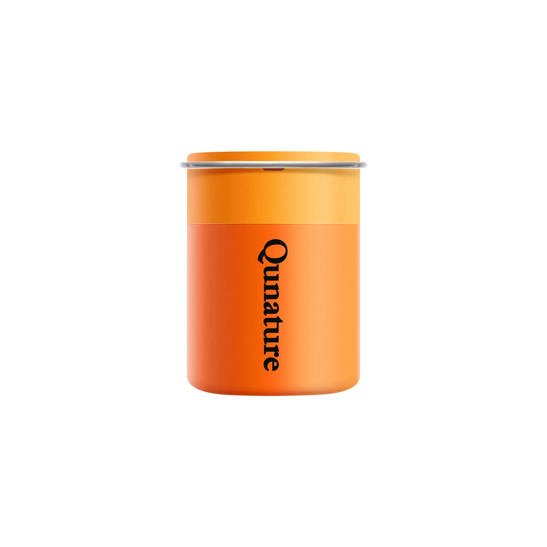 A mini orange hangable electric air pump