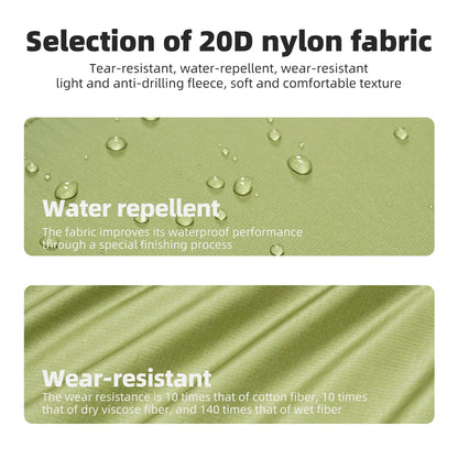 Soft, comfortable and waterproof sleeping bag made of nylon