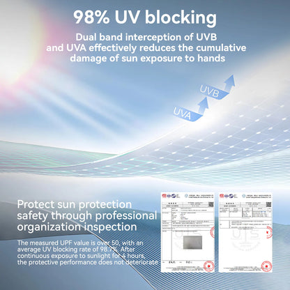 UPF 50+ Sun Protection Gloves