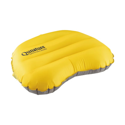 A down yellow inflatable ultra-light waterproof camping pillow