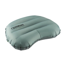 A rock gray inflatable ultra-light waterproof camping pillow