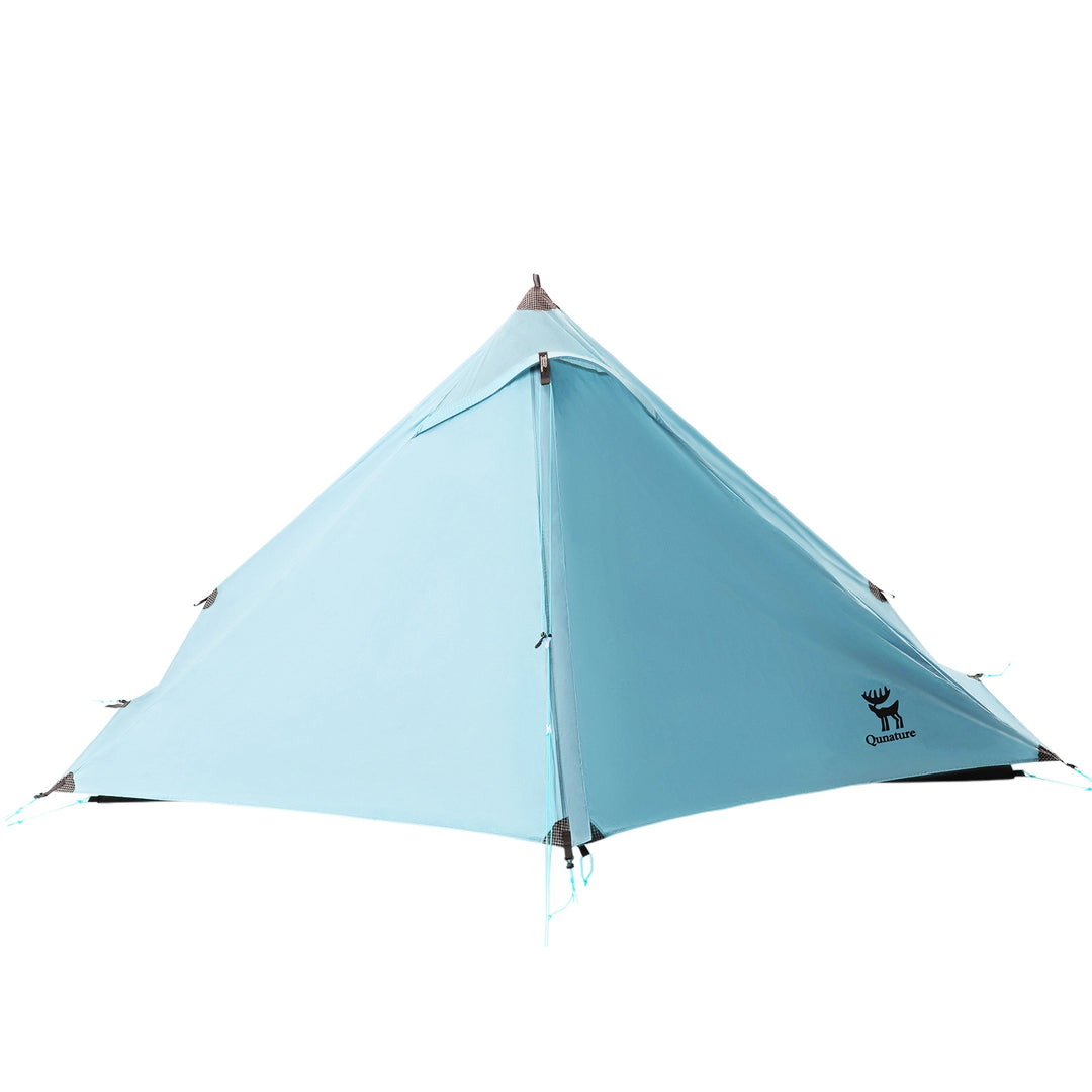 super light tent Ultralight 1-Person Poleless Tent Rainproof Easy Setup Blue