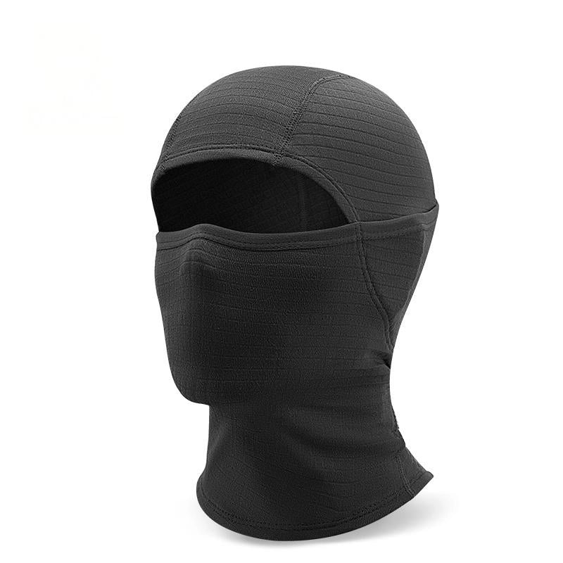 Black balaclava on a white background