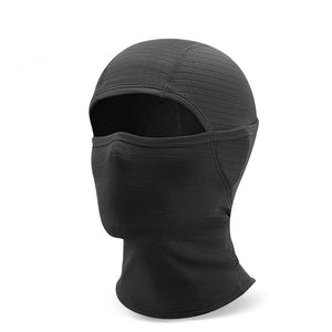 Black balaclava on a white background
