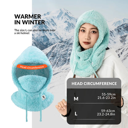 Ski Head Cover with Adjustable Ventilation and Detachable Liner for Winter Sports