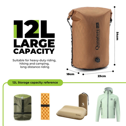 Waterproof Bikepacking Compression Bag – Durable Dry Pack for Adventure Cycling & Touring